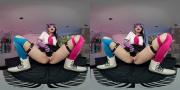 Скриншот №2 для [VRCosplayX.com] Lola Fae (Danganronpa: Ibuki Mioda A XXX Parody / 14.06.2021) [2021 г., Doggystyle, Squirting, Anime, Small Tits, Blowjob, Fucking, Brunette, Babe, Teen, Cum On Body, Videogame, VR, 4K, 2048p] [Oculus Rift / Vive]
