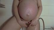 Скриншот №7 для [PornHub.com] - Marvelous V - Hot Sexy 33weeks Pregnant Amateur Mommy Taking Shower (PornHub.com) [2020 г., pregnant, solo, 1080p, WEB-DL]