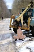 Скриншот №6 для [Nude-in-russia.com] 2022-02-15 Atisha - Tractor Belarus [Exhibitionism] [2700*1800, 30]