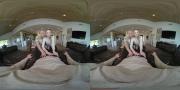 Скриншот №3 для [VRBangers.com] Lily Larimar (The Sitter / 25.02.2022) [2022 г., Sitting, Threesome, Teen, Standing, Missionary, Close-up, VR, 8K, 3840p] [Oculus Rift / Vive]