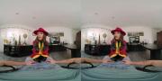 Скриншот №1 для [VRCosplayX.com] April Olsen (Where is Carmen Sandiego? A XXX Parody / 07.04.2022) [2022 г., Doggystyle, Videogame, Blowjob, Fucking, Teen, Brunette, Cum On Body, Villain, TV Show, 180, VR, 7K, 3584p] [Oculus Rift / Vive]