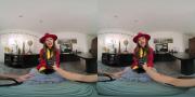 Скриншот №2 для [VRCosplayX.com] April Olsen (Where is Carmen Sandiego? A XXX Parody / 07.04.2022) [2022 г., Doggystyle, Videogame, Blowjob, Fucking, Teen, Brunette, Cum On Body, Villain, TV Show, 180, VR, 7K, 3584p] [Oculus Rift / Vive]