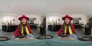 Скриншот №3 для [VRCosplayX.com] April Olsen (Where is Carmen Sandiego? A XXX Parody / 07.04.2022) [2022 г., Doggystyle, Videogame, Blowjob, Fucking, Teen, Brunette, Cum On Body, Villain, TV Show, 180, VR, 7K, 3584p] [Oculus Rift / Vive]