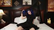 Скриншот №1 для [ManyVids.com] JadeSkye (aka elunaxc) (JadeSkye Goth Lolita) [2021-02-16, Solo, Orgasm, Teen, Goth Girl, Lingerie, Masturbate, Goth Erotic, Dildo, Sex Toys, Vibrator, Blue Hair, 1080p]