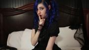 Скриншот №4 для [ManyVids.com] JadeSkye (aka elunaxc) (JadeSkye Goth Lolita) [2021-02-16, Solo, Orgasm, Teen, Goth Girl, Lingerie, Masturbate, Goth Erotic, Dildo, Sex Toys, Vibrator, Blue Hair, 1080p]