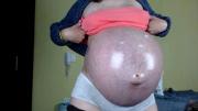 Скриншот №4 для [Manyvids.com] Mila mi - Extreme Preggo Belly Show And Tell [2021 г., pregnant, solo, 1080p, WEB-DL]