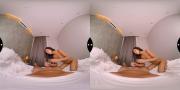 Скриншот №9 для [SexLikeReal.com/LustReality] Lia Lin (Horny in the Sauna) [2022 г., VR, Virtual Reality, POV, 180, Hardcore, 1on1, Straight, Blowjob, Handjob, English Language, Ebony, Shaved Pussy, Brunette, Small Tits, Natural Tits, Fingering, Footjob, Cum on Hand ]