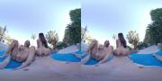 Скриншот №6 для [RealJamVR.com] Alexia Anders, Nicole Doshi (Poolside Hot Fuck | 17.08.2022) [2022 г., Anal, Asian, Close ups, Cowgirl, Doggy style, Missionary, Outdoor, POV, Reverse cowgirl, Shaved pussy, Threesome, VR, Virtual Reality, VR, 7K, 3584p]