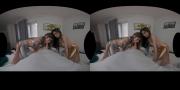 Скриншот №8 для [POVcentralVR / SexLikeReal.com] Emily Pink, Mina K (Silver And Gold / 05.11.2022) [2022 г., Blowjob, Brunette, Cum in mouth, Cum swapping, Chestnut, Long hair, Pantyhose, Tattoo, FFM, Threesome, Czech, Colombian, Latino, Latvian, Tattoo, Tease, Side ]