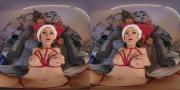 Скриншот №8 для [xSinsVR.com/BillieStar.com] Billie Star - Merry Xmas [2021, VR, Virtual Reality, POV, Hardcore, 1on1, Straight, 180, Brunette, Blowjob, Handjob, Big Tits, Fake Tits, Trimmed Pussy, Dildo, Masturbation, Cum on Pussy, Cum on Stomach, English Language, ]