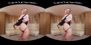 Скриншот №1 для [iStripper.com / SexLikeReal.com] Any Moloko (Skinny Babe Striptease) [2022-06-22, Solo, Natural Tits, Brunette, Small Tits, Shaved, Masturbation, High Heels, Petite, Skinny, Hitachi Magic Wand, Striptease, VR, Oculus 5K, 2700p]