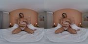 Скриншот №2 для [VirtualRealTrans.com] Mel Almeida (Arousing Softness) [2023, Transsexuals, Shemale, Brazil, Solo, Blonde, Lingerie, Masturbation, VR, 5K, 3D, 180, 2700p]